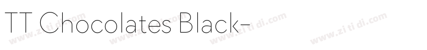 TT Chocolates Black字体转换
